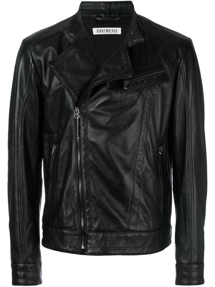 Dirk Bikkembergs Biker Jacket - Black