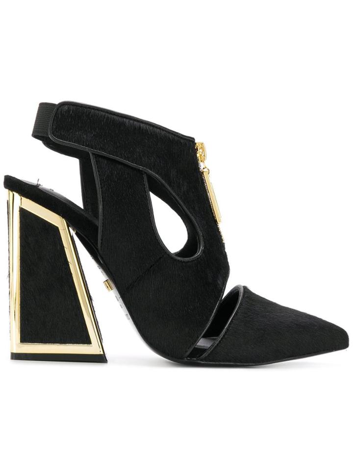 Kat Maconie Block Heel Pumps - Black