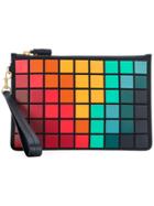 Anya Hindmarch Giant Pixels Pouch - Blue