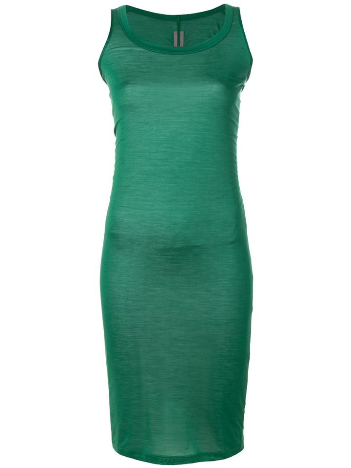 Rick Owens Fitted Short Dress - Green