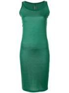 Rick Owens Fitted Short Dress - Green
