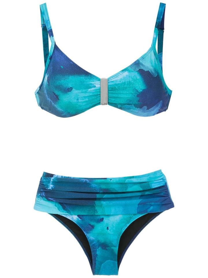 Lygia & Nanny Audrey Print Anne Bikini Set - Blue