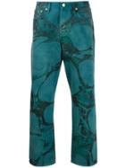 Acne Studios 1996 Swirl Straight-leg Jeans - Blue