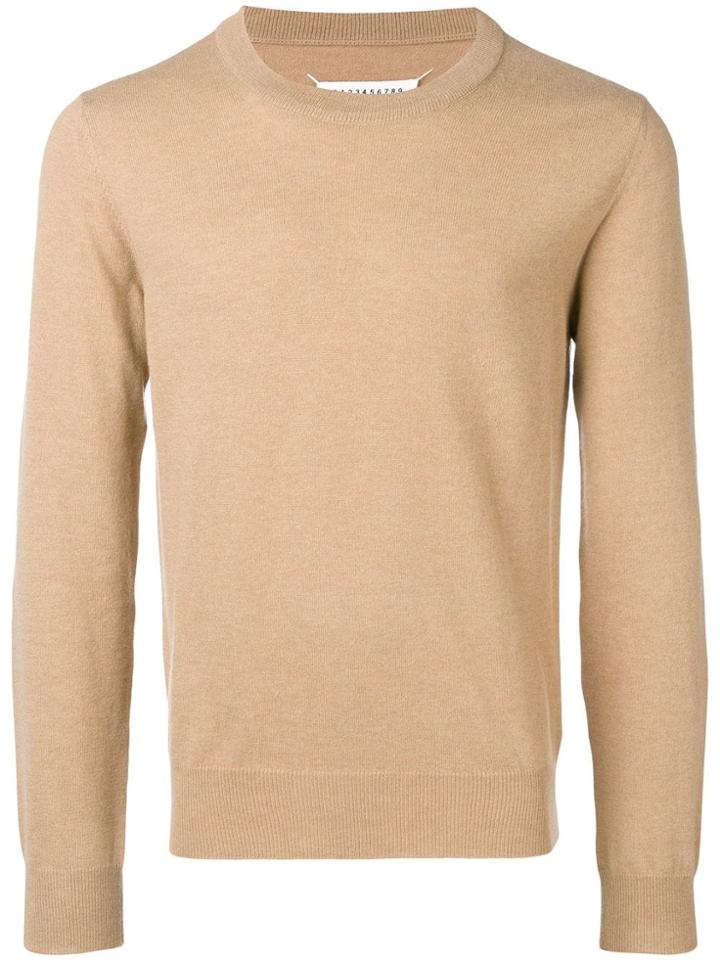 Maison Margiela Elbow Patch Jumper - Neutrals