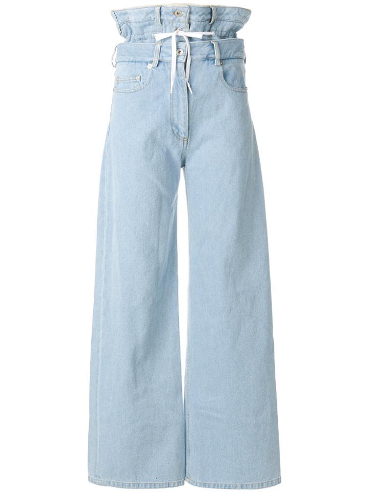 Y / Project Double Waisted Jeans - Blue