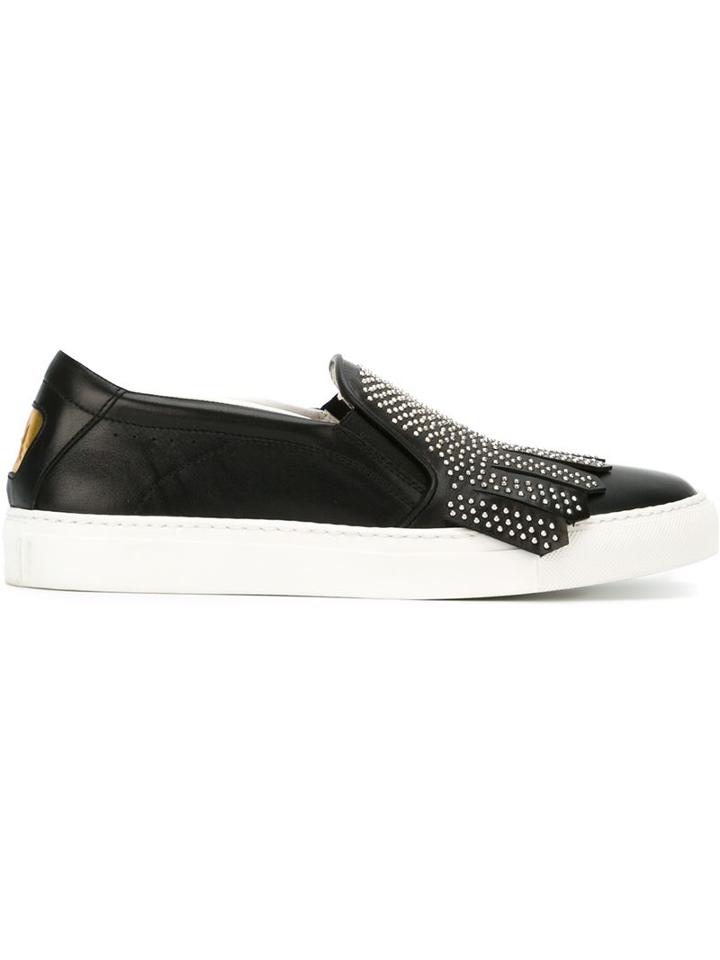 Henderson Baracco 'caren' Studded Tassel Feature Slip On Sneakers