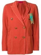 The Gigi Double-breasted Blazer - Red