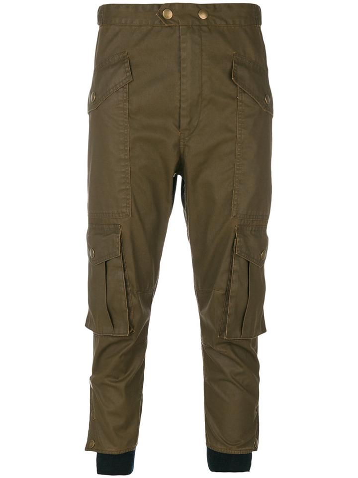 Isabel Marant Étoile - Dexter Cargo Trousers - Women - Cotton/polyester/epoxy Resin - 42, Brown, Cotton/polyester/epoxy Resin