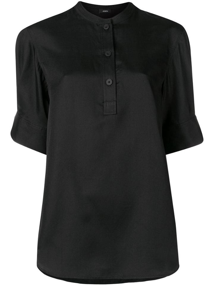 Joseph Half Button-down Shirt - Black
