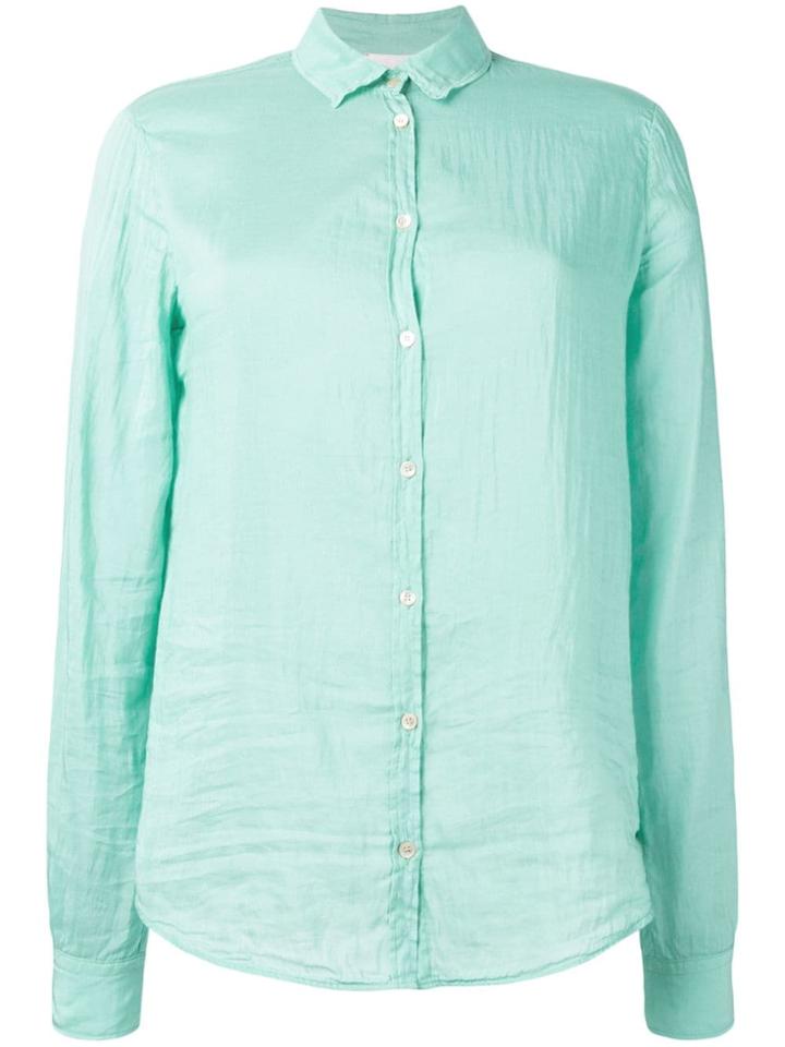 Forte Forte Crinkled Effect Shirt - Green