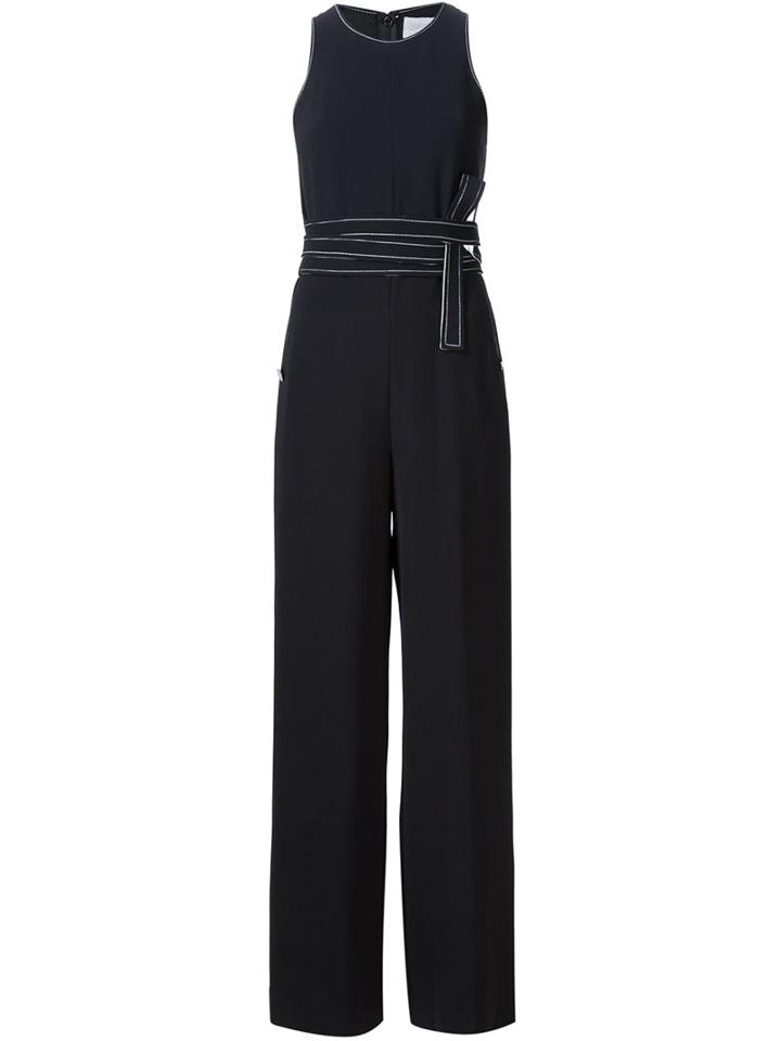 Grey Jason Wu Double Tie Sleeveless Jumpsuit