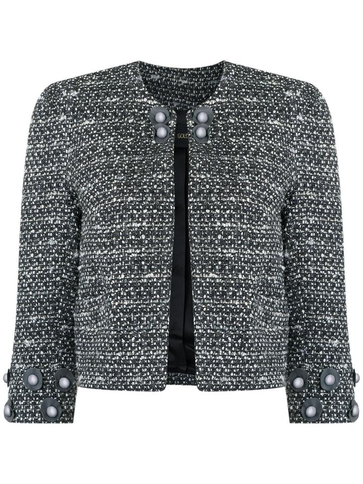 Andrea Bogosian - Tweed Jacket - Women - Cotton/acrylic/polyester/wool - M, Women's, Grey, Cotton/acrylic/polyester/wool