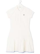Moncler Kids Polo Dress - White