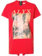 Alyx - Logo Print T-shirt - Women - Cotton/spandex/elastane - S, Red, Cotton/spandex/elastane