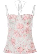 Brock Collection - Tabitha Top - Women - Silk/cotton/polyester - 0, Pink/purple, Silk/cotton/polyester