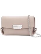 Zac Zac Posen Foldover Top Crossbody Bag, Women's, Nude/neutrals, Calf Leather