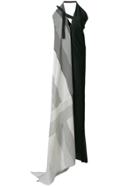 Lost & Found Ria Dunn Striped Long Dress - Black