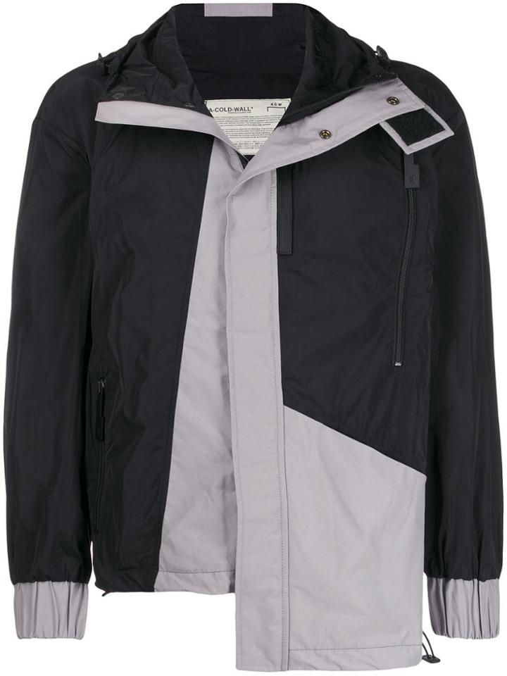 A-cold-wall* Asymmetric Hooded Jacket - Black