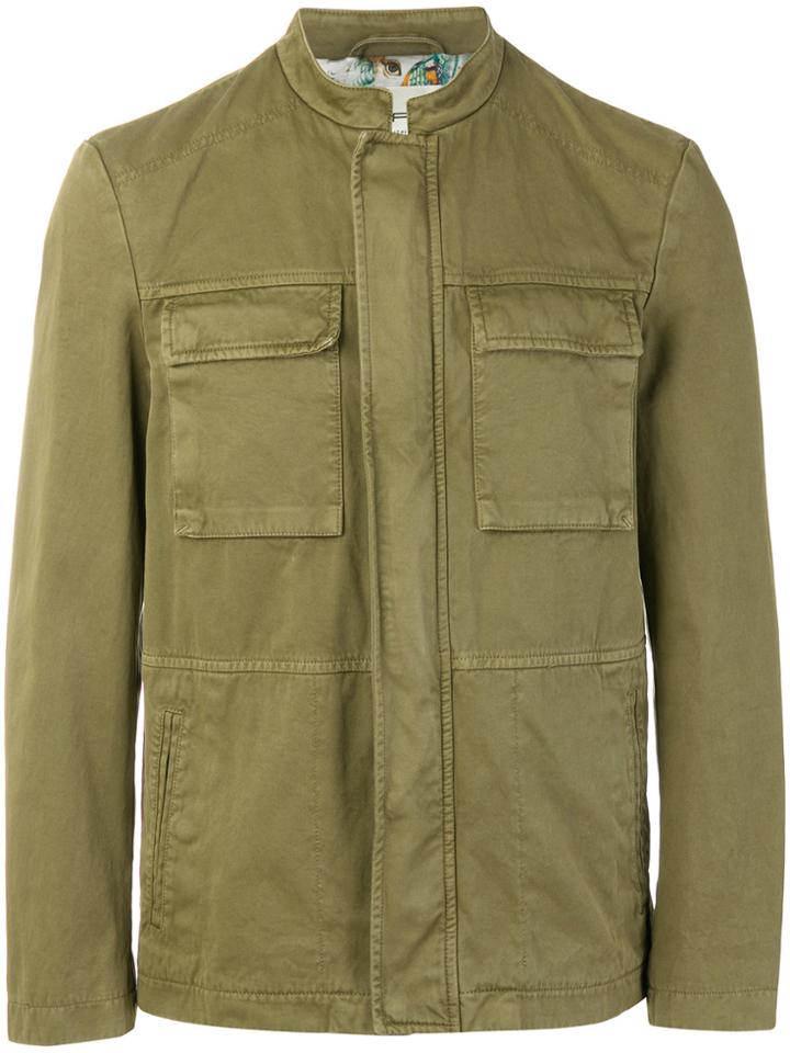 Etro Embellished Elephant Military Jacket - Green