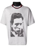 Raf Simons Scarf Knit T-shirt - Silver