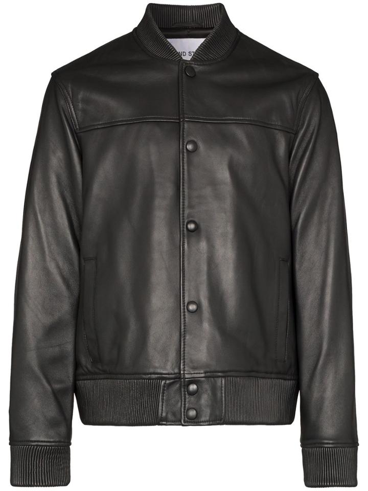 Stand Studio Amir Bomber Jacket - Black