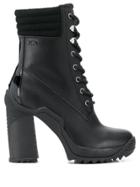 Karl Lagerfeld Voyage Lace-up Boots - Black