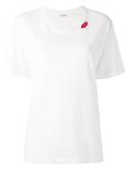 Saint Laurent Lip Print T-shirt - White