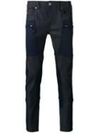 Diesel Black Gold - Zip Patch Jeans - Men - Cotton/polyester/spandex/elastane - 32, Blue, Cotton/polyester/spandex/elastane