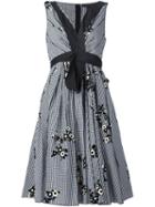 Marc Jacobs Floral Gingham Dress