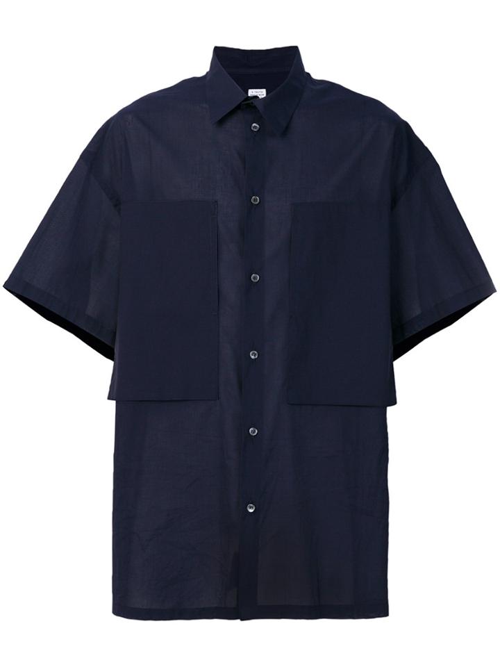 E. Tautz Shortsleeved Lineman Shirt - Blue