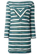 Louis Vuitton Vintage Striped Dress, Women's, Size: Large, Green