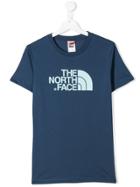 The North Face Kids Contrast Logo T-shirt - Blue