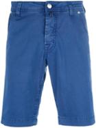 Jacob Cohen Bermuda Shorts, Men's, Size: 34, Blue, Cotton/spandex/elastane