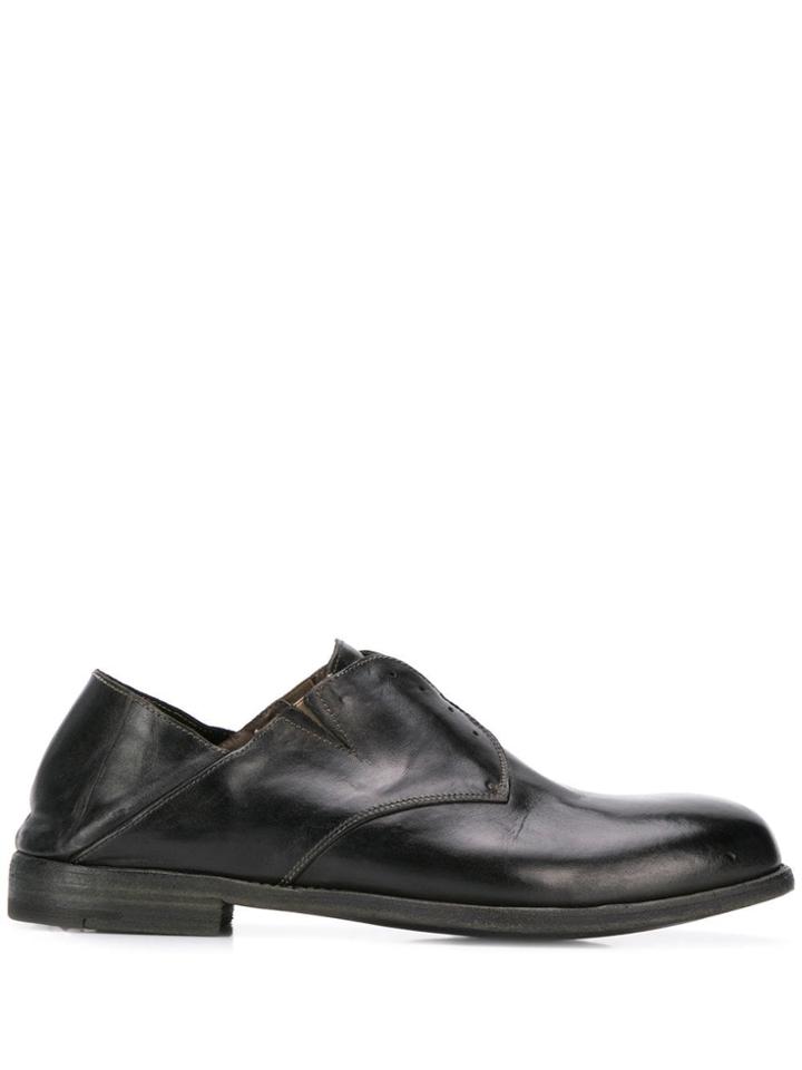 Premiata Laceless Derby Shoes - Black