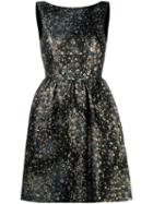 Erdem Star Jacquard Dress, Women's, Size: 10, Black, Acrylic/silk/metallized Polyester/silk