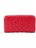 Dolce & Gabbana Quilted Logo Wallet - Red