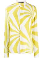 Haider Ackermann Geometric Print Shirt - Yellow