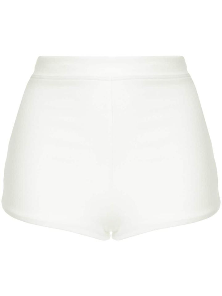 Peony Gardenia Bikini Shorts - White