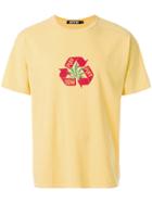 Adaptation Oversized Slogan T-shirt - Yellow & Orange