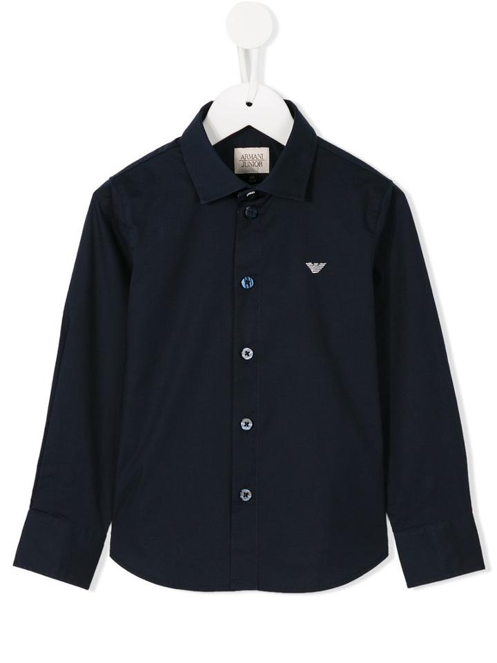 Armani Junior Classic Shirt, Boy's, Size: 12 Yrs, Blue