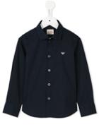 Armani Junior Classic Shirt, Boy's, Size: 12 Yrs, Blue