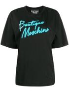 Boutique Moschino Logo Print T-shirt - Black