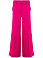 Gucci High-rise Flared Trousers - Pink