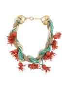 Valentino Vintage Couture Necklace - Red