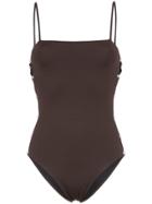 Rudi Gernreich Dome Tie Detail Swimsuit - Brown