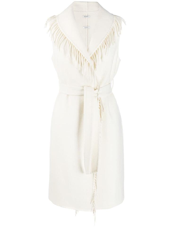 P.a.r.o.s.h. Fringed Waistcoat - Neutrals