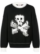 Palm Angels Skull Sweater - Black
