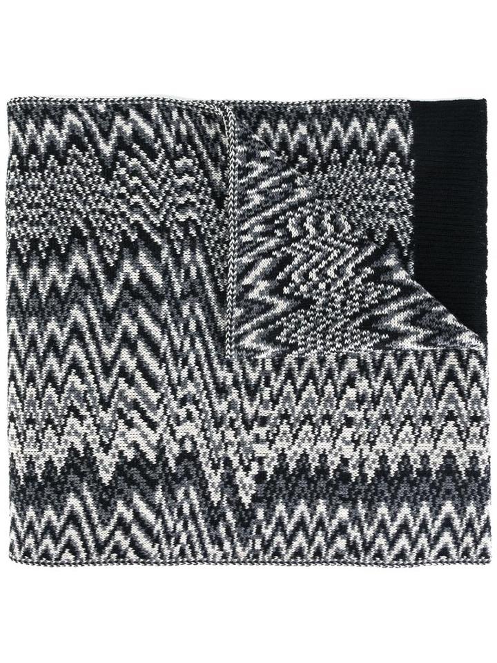 Missoni 'stola' Scarf, Women's, Black, Wool/acrylic
