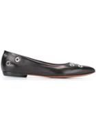 Proenza Schouler Grommet Embellished Ballerinas