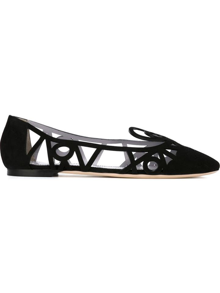 Pollini Cut Out Ballerinas